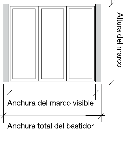 Integrated folding window diagram